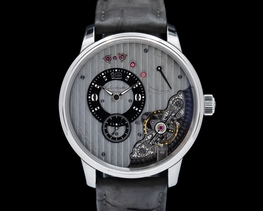Glashutte Original Panoinverse XL Steel / Grey Dial