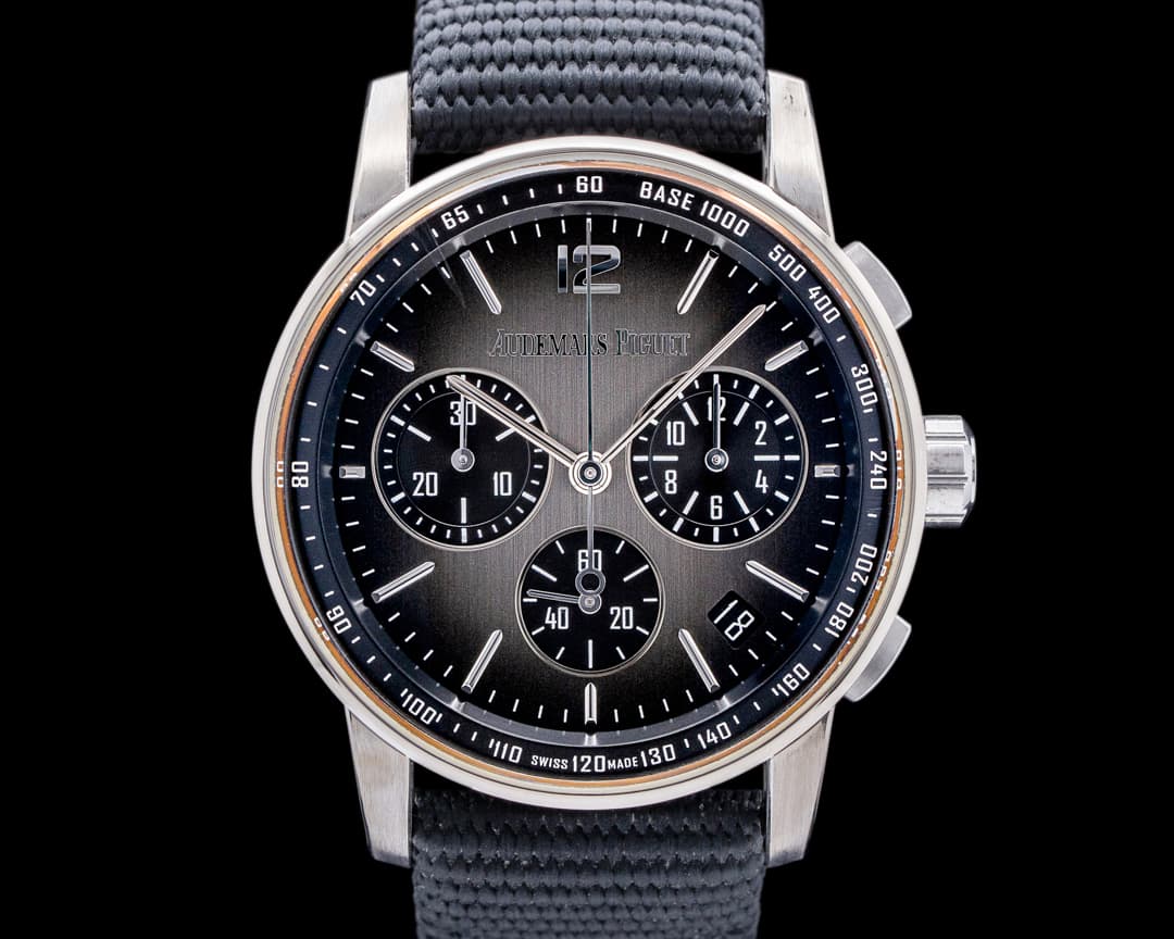 Audemars Piguet Code 11:59 Chronograph 18k White Gold / Ceramic Smoked Grey Dial