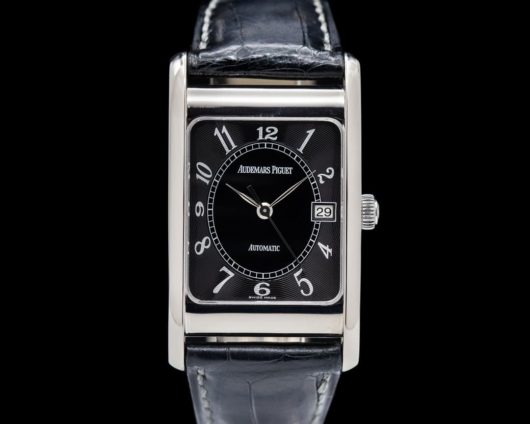 Audemars Piguet Square Auto 18K WG Black