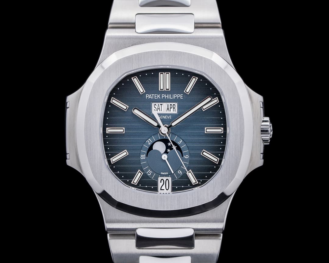 Patek Philippe Nautilus Annual Calendar 5726 Moon Blue Dial SS 2022