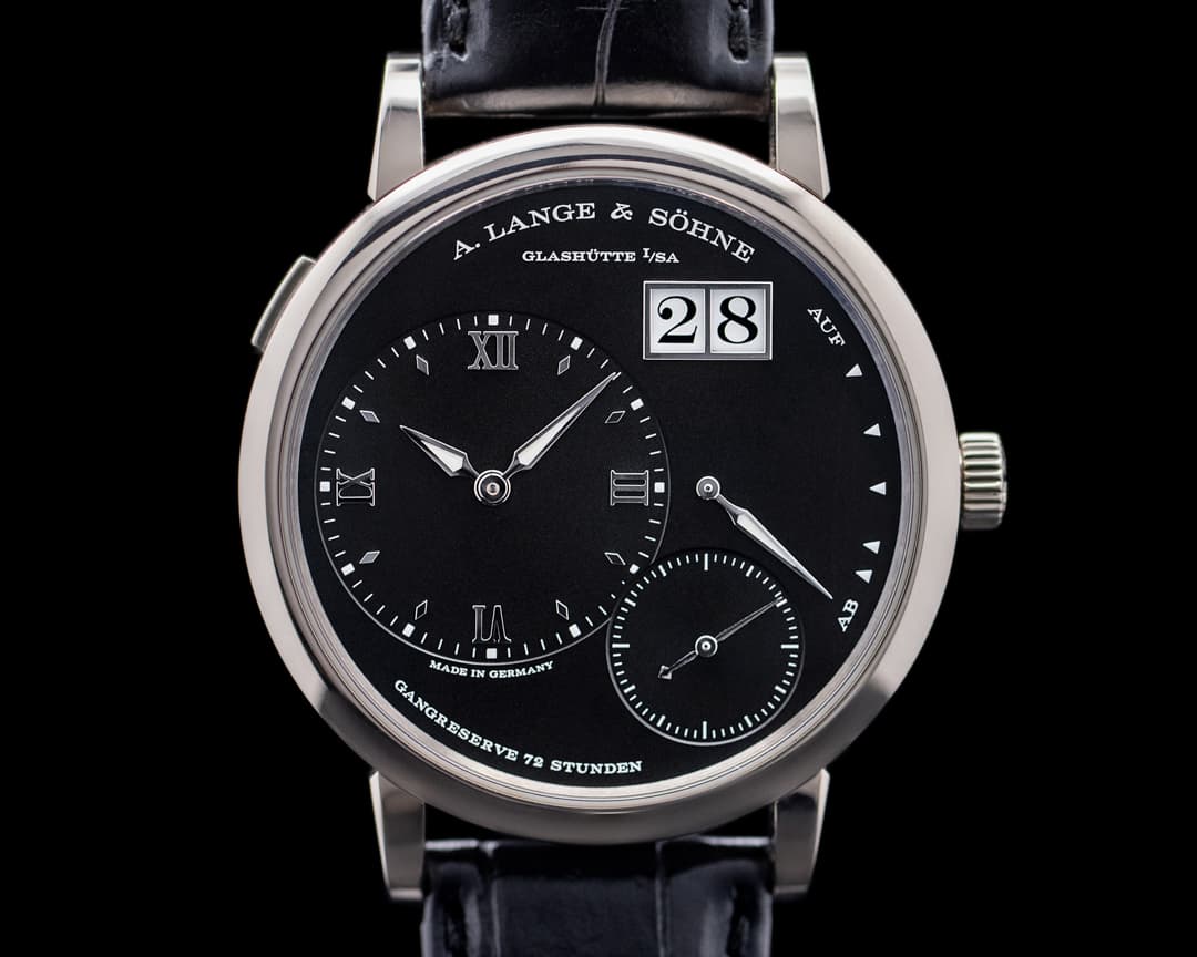 A. Lange and Sohne Grand Lange 1 Black Dial 
