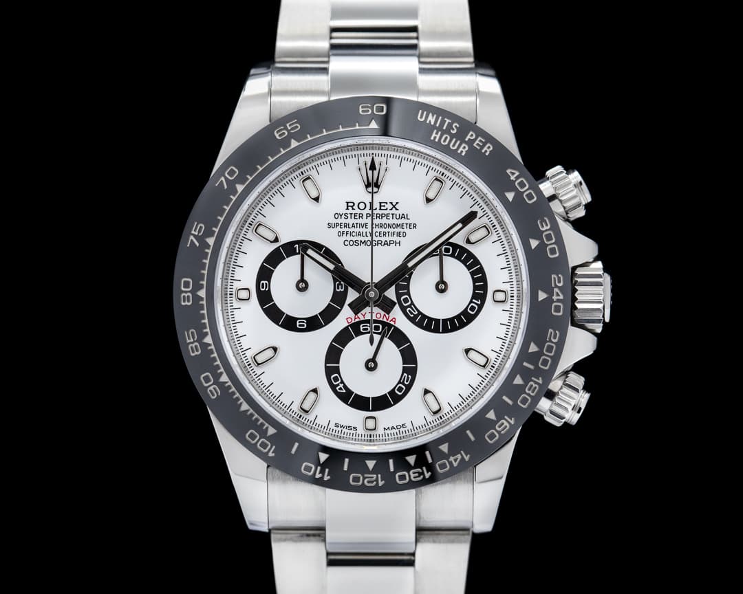 Rolex Daytona 116500LN Ceramic Bezel SS / White Dial 