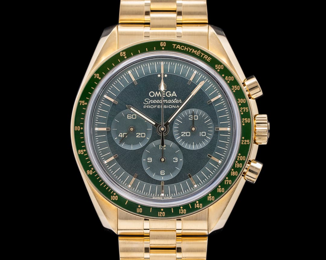 Omega Speedmaster Moonwatch Professional "Moonshine" Green Dial 