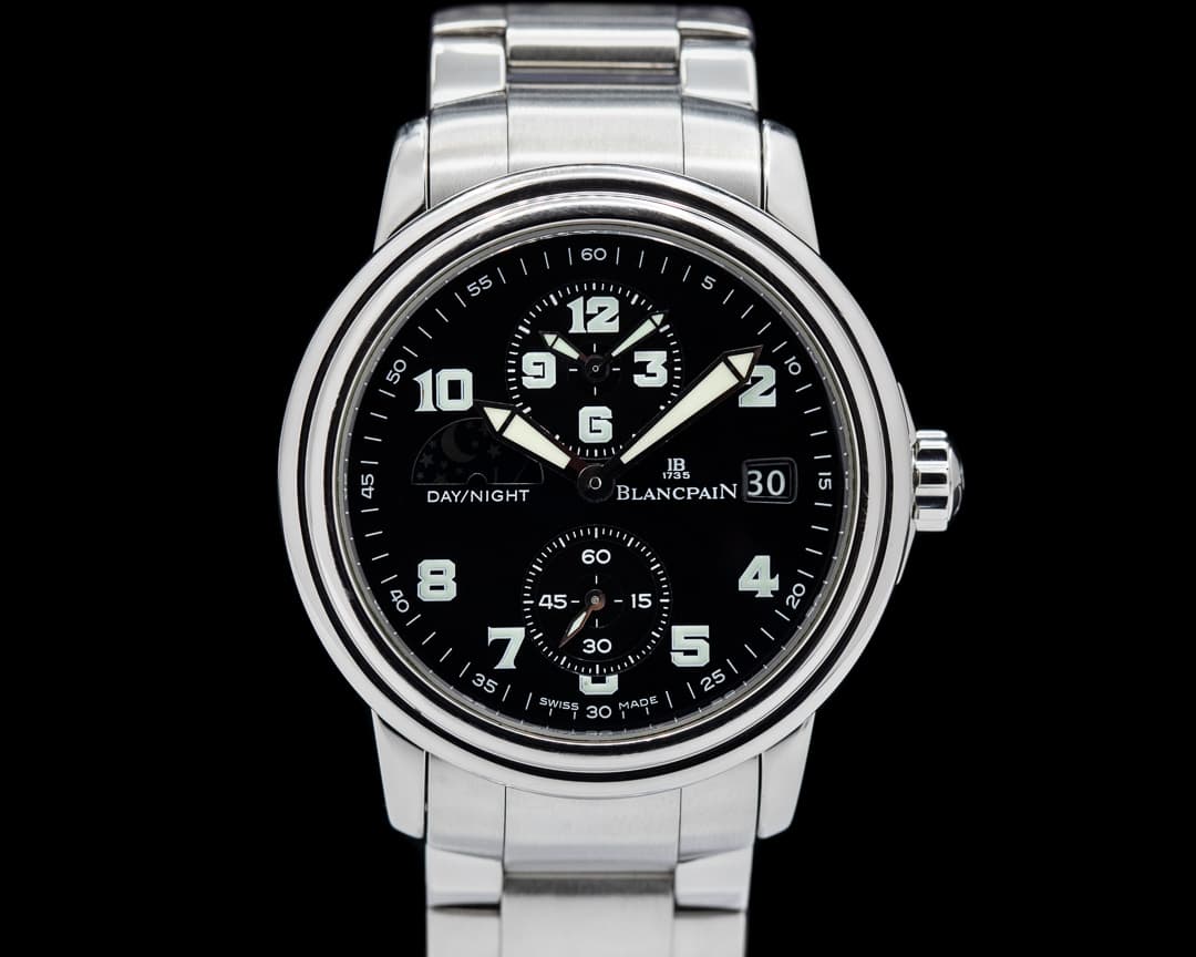 Blancpain Timezone Black Military Dial SS / SS