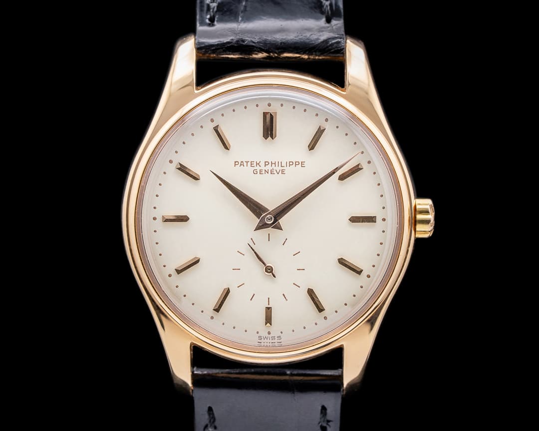 Patek Philippe Vintage Calatrava 2526R ROSE GOLD Enamel Dial 