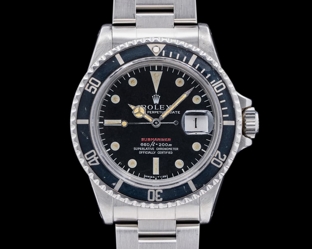 Rolex Submariner 1680 RED MK V Circa 1971 SS 