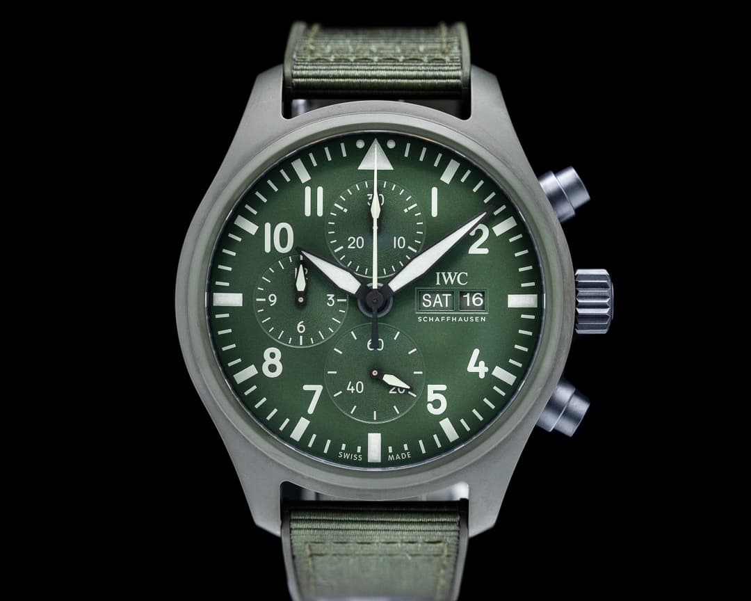IWC Pilots Chronograph IW389106 Top Gun Woodland Edition