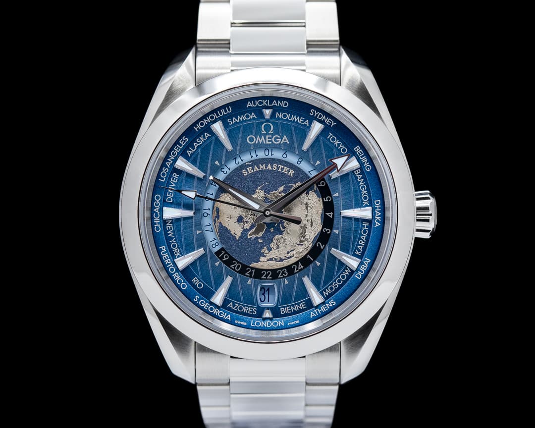 Omega Aqua Terra Co-Axial Master Chronometer GMT Worldtimer 2024