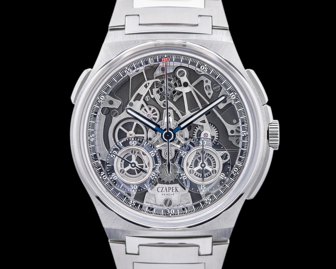 Czapek & Cie Antarctique Chronograph Rattrapante Glacier Blue LE