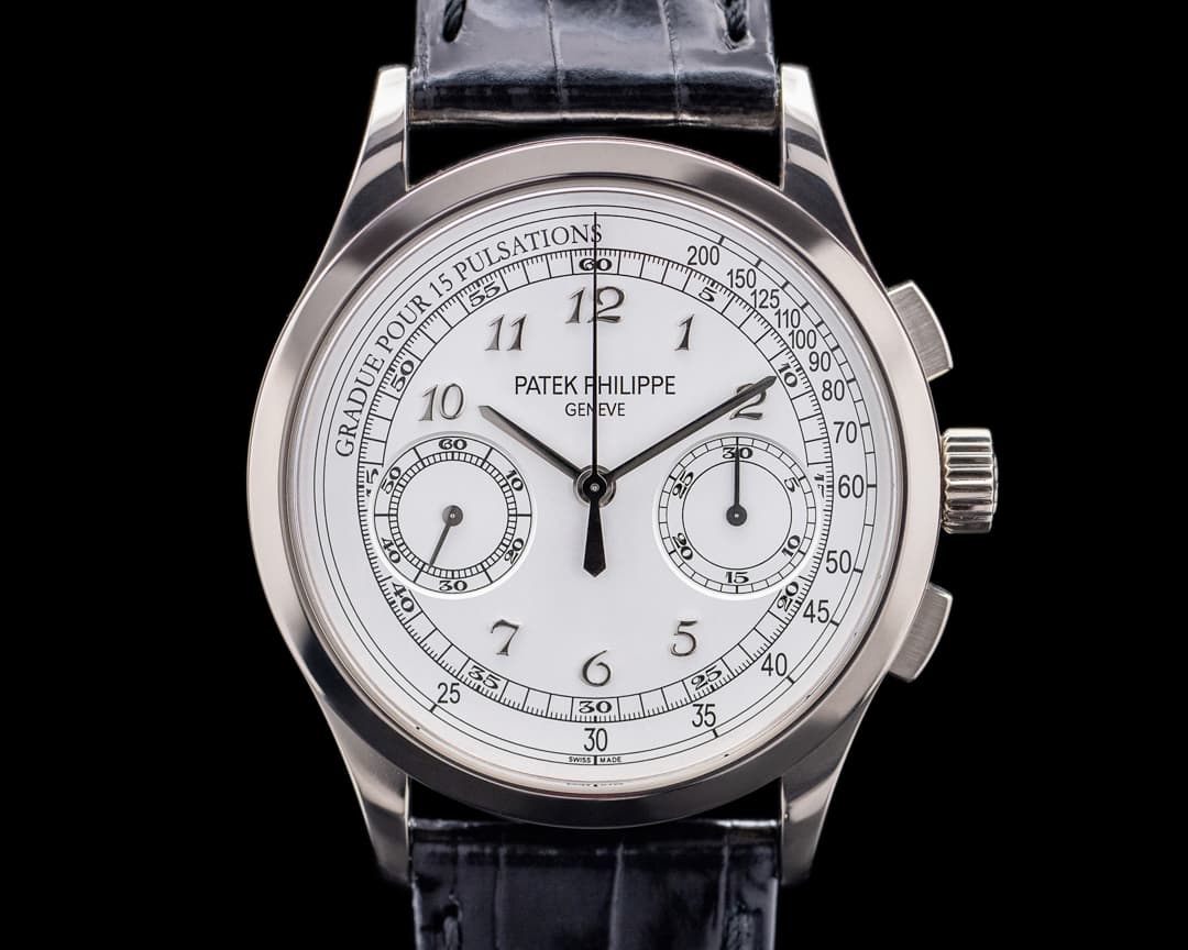 Patek Philippe Chronograph 5170G 18K White Gold / Silver Pulsation 