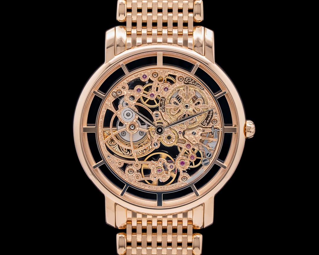 Patek Philippe Ultra Thin Skeleton 5180 18K Rose Gold / Bracelet 
