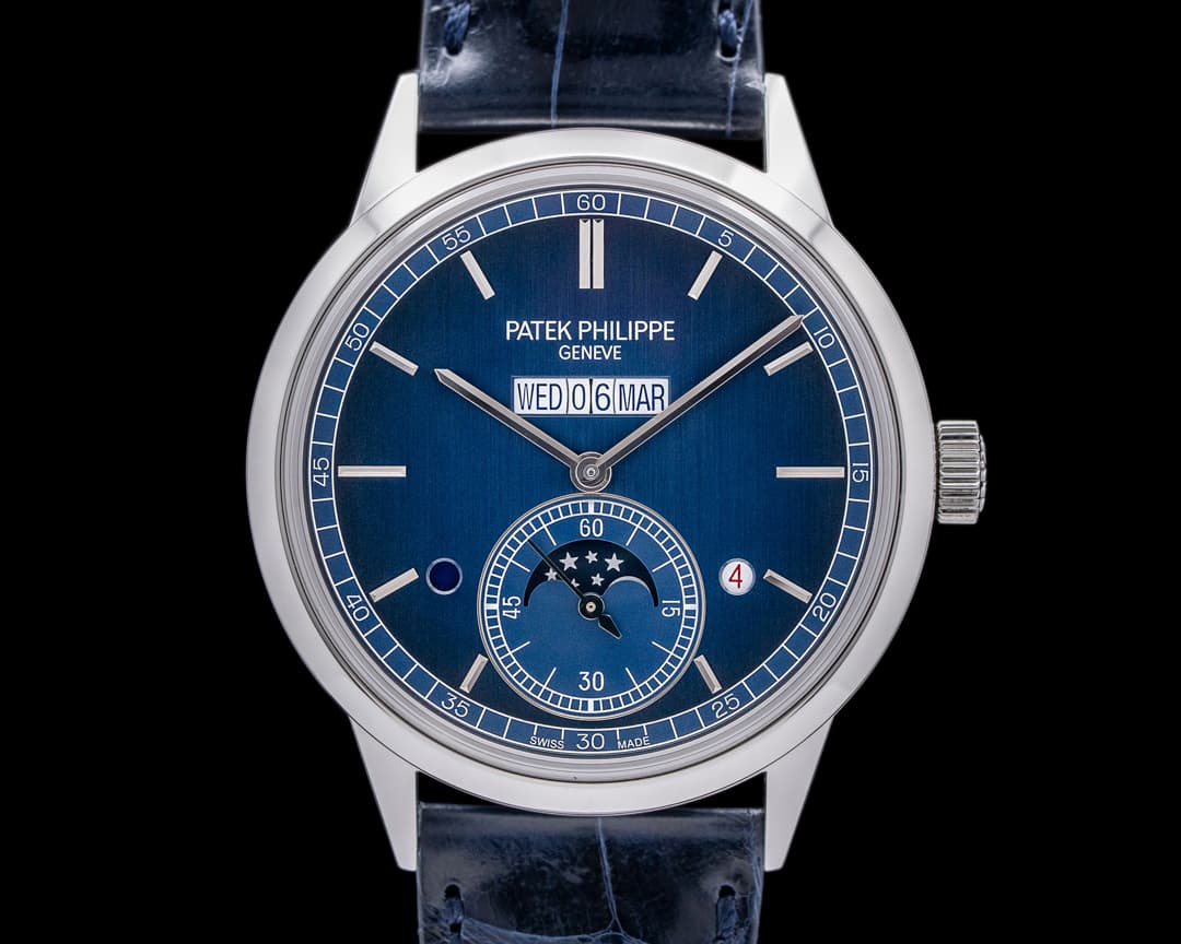 Patek Philippe 5236P In Line Perpetual Calendar Platinum Blue Dial 2022