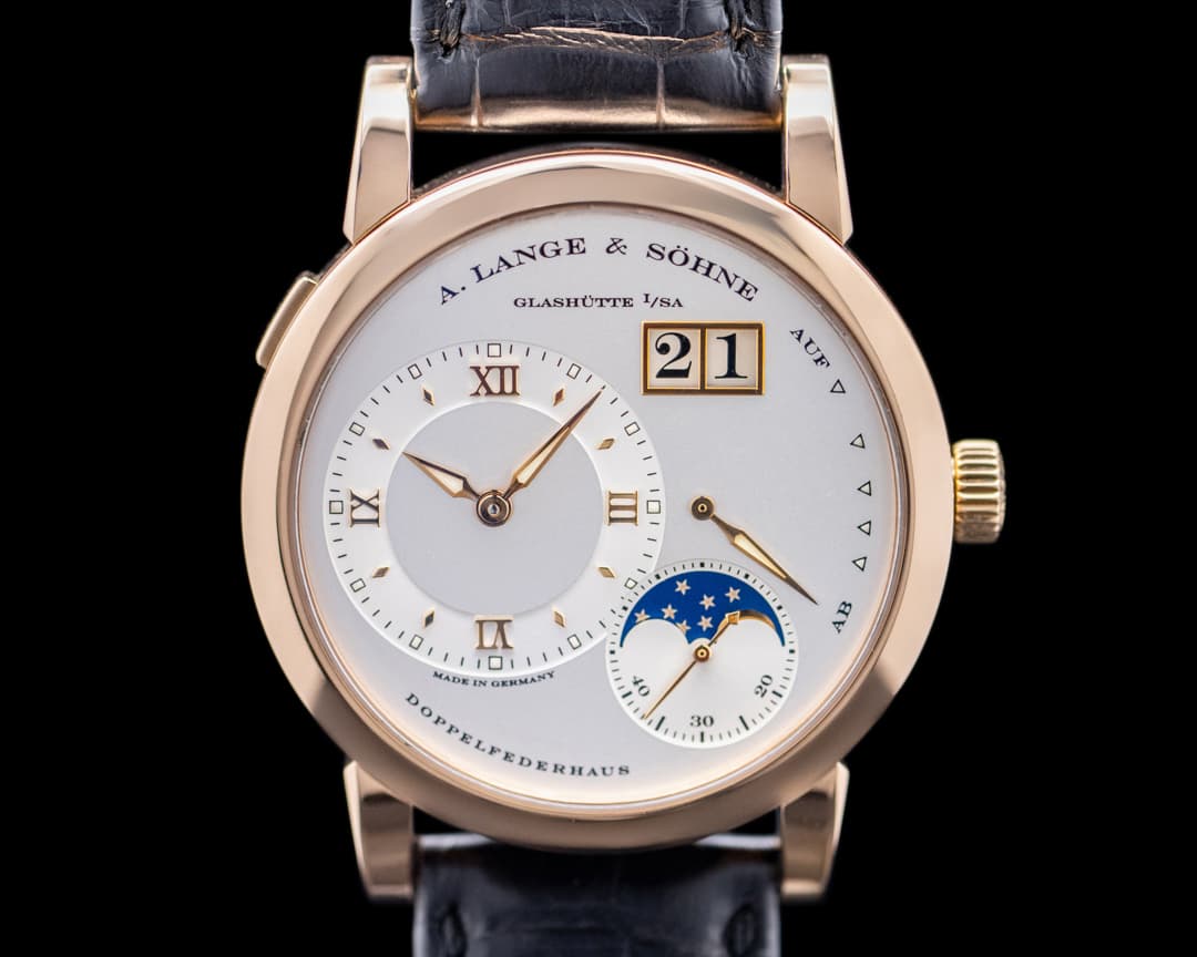 A. Lange and Sohne Lange 1 Moon 109.032 18K Rose Gold