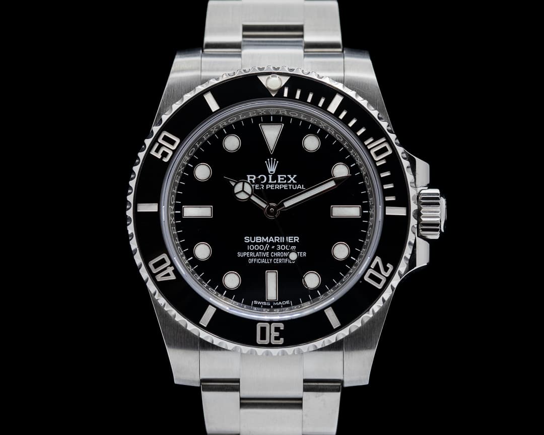 Rolex Submariner 114060 No Date Ceramic Bezel SS 2020 40MM