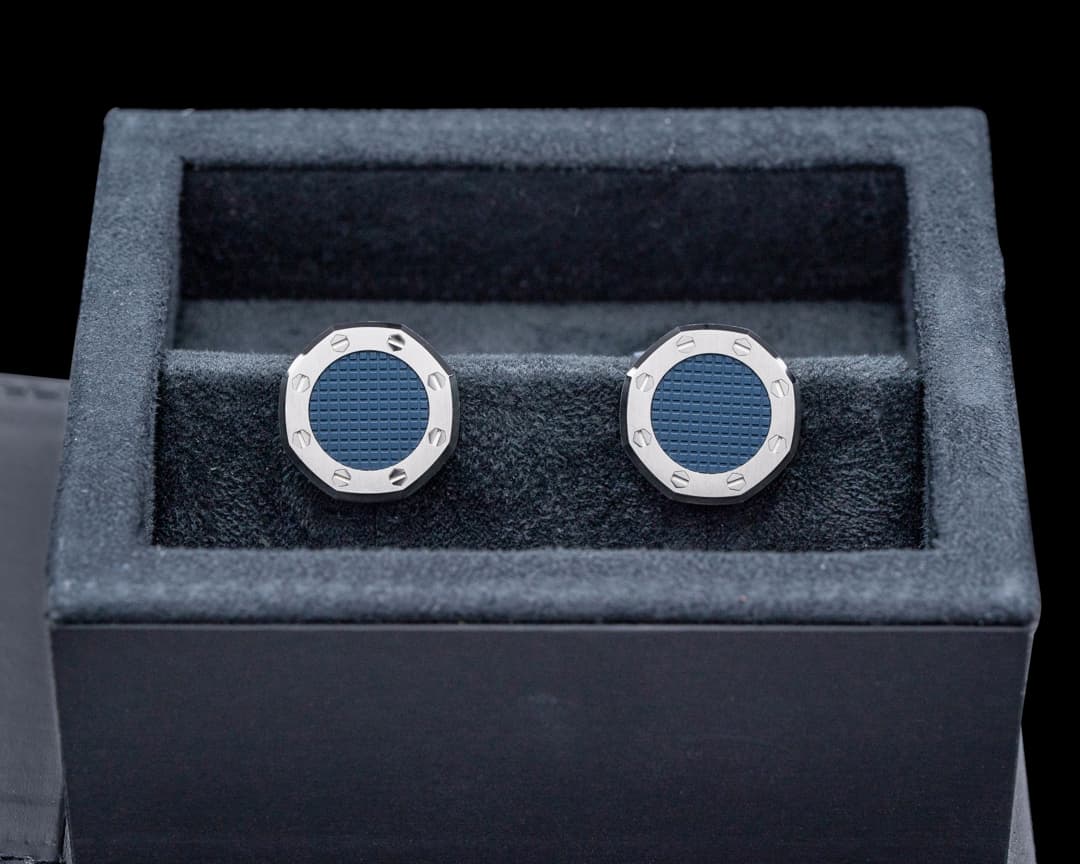 Audemars Piguet Audemars Piguet Cufflinks SS + Blue