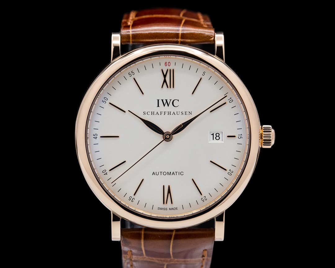 IWC Portofino Automatic 18k RG Silver Dial 