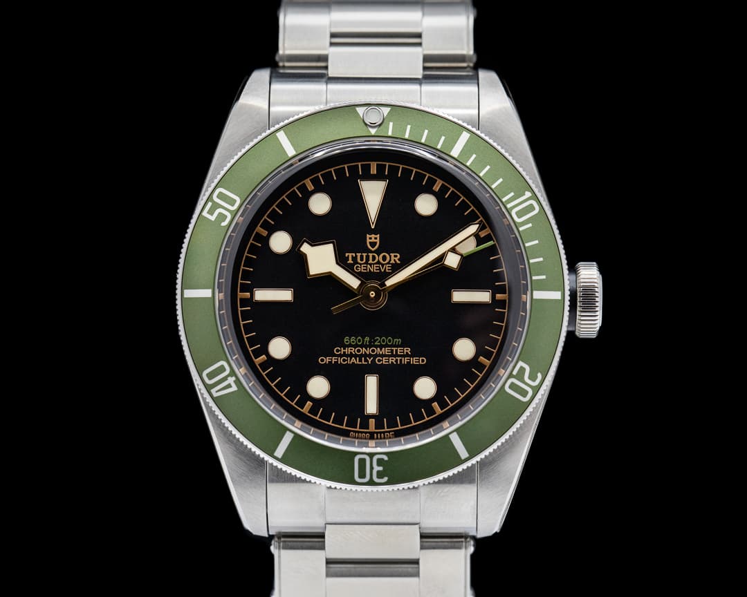 Tudor Tudor Heritage 79230G Black Bay Harrods Green SS UNWORN STICKERED