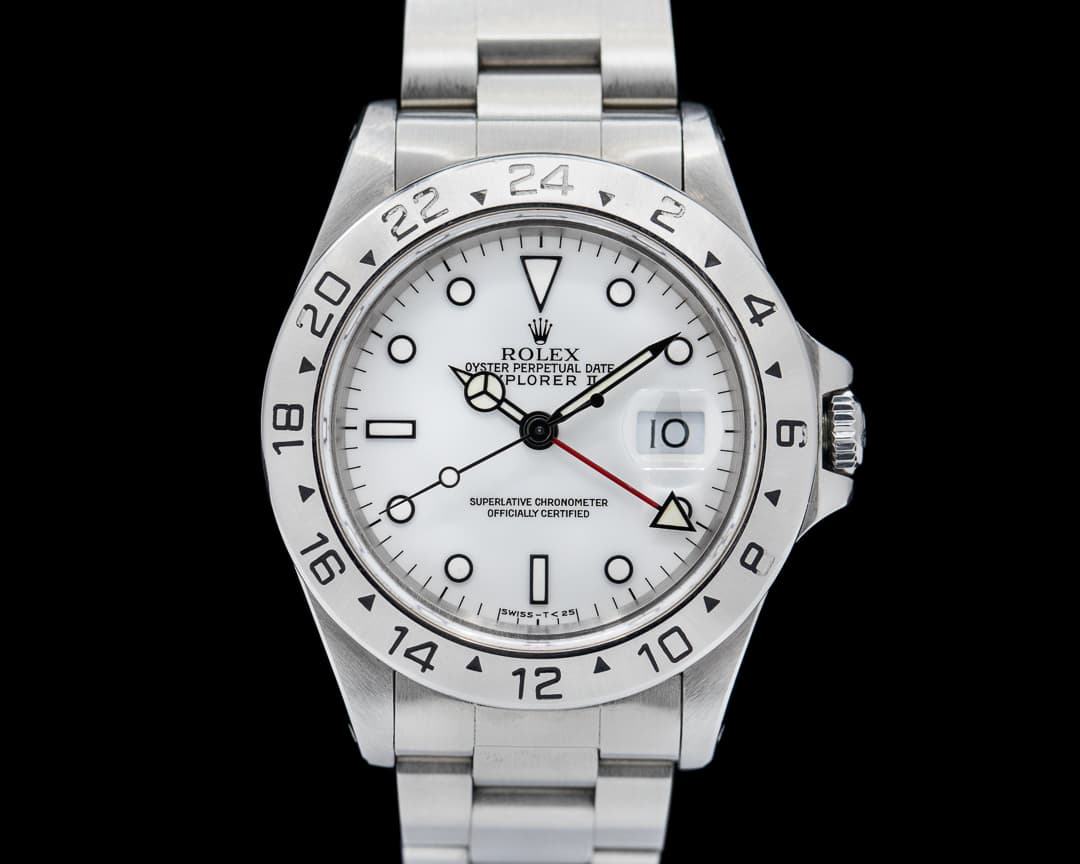 Rolex Explorer II "Polar" 16570 White Dial SS