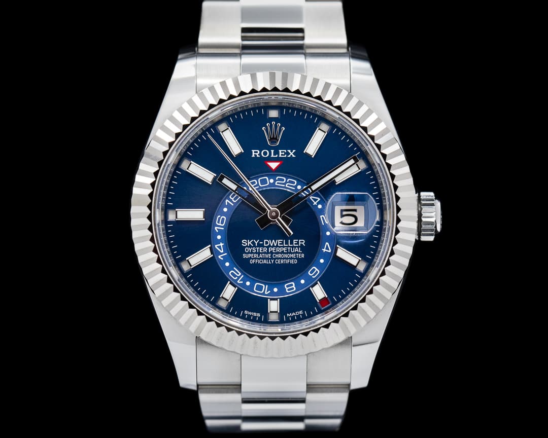 Rolex Sky Dweller 326934 Steel Blue SS / Bracelet