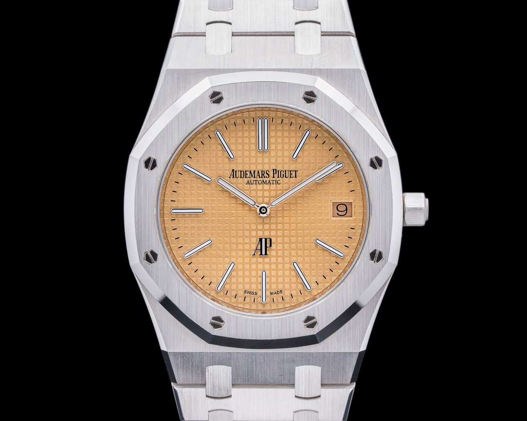 Audemars Piguet Royal Oak 15202BC Extra Thin White Gold Salmon Dial