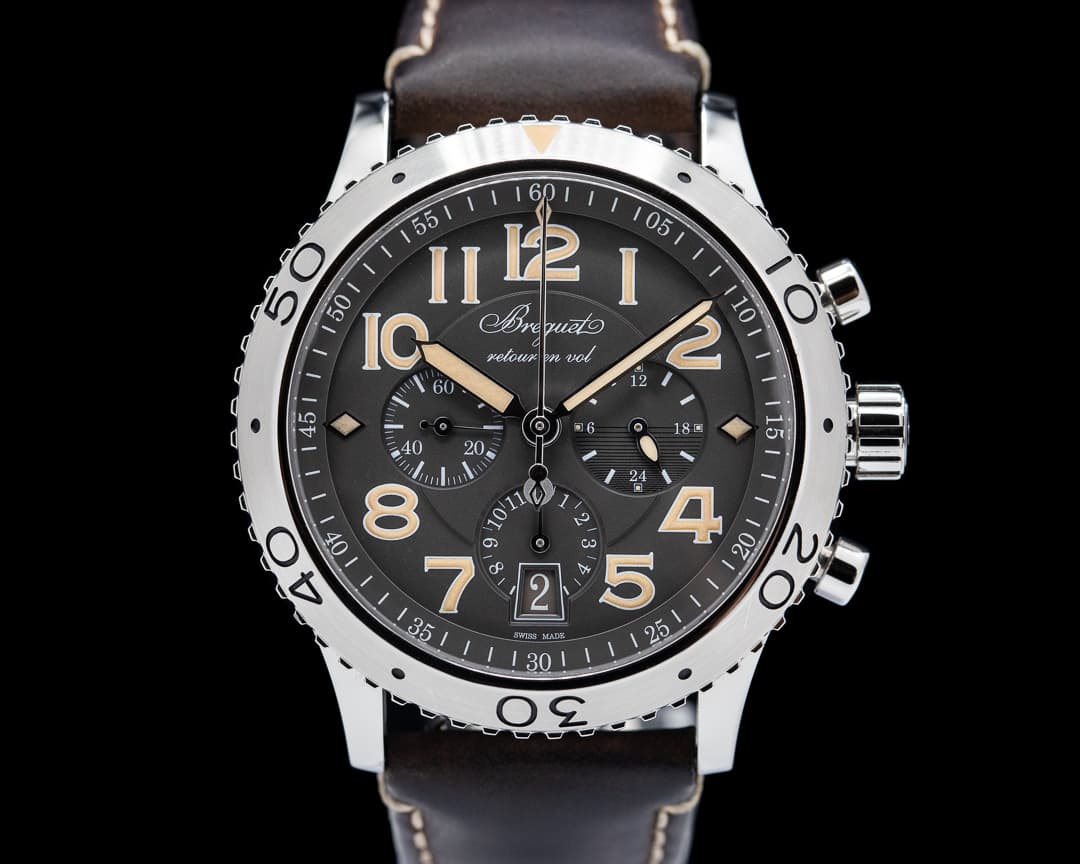 Breguet Type XXI Flyback SS Grey Dial 