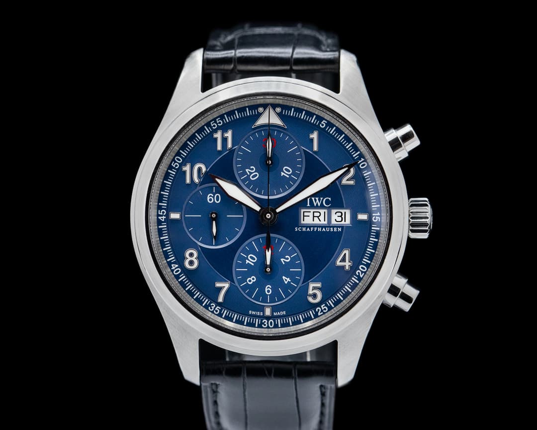 IWC Pilot Chronograph Blue Dial Laureus Limited Edition