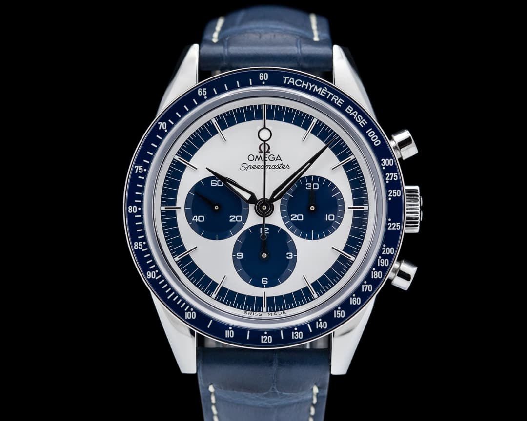 Omega Speedmaster CK 2998 Silver / Blue Dial LIMITED