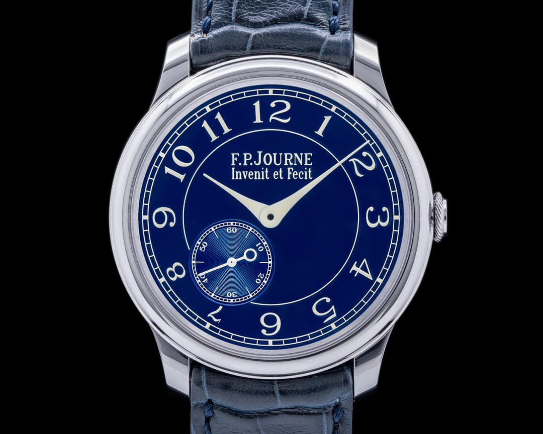 F. P. Journe Chronometre Bleu Tantalum Blue Dial 