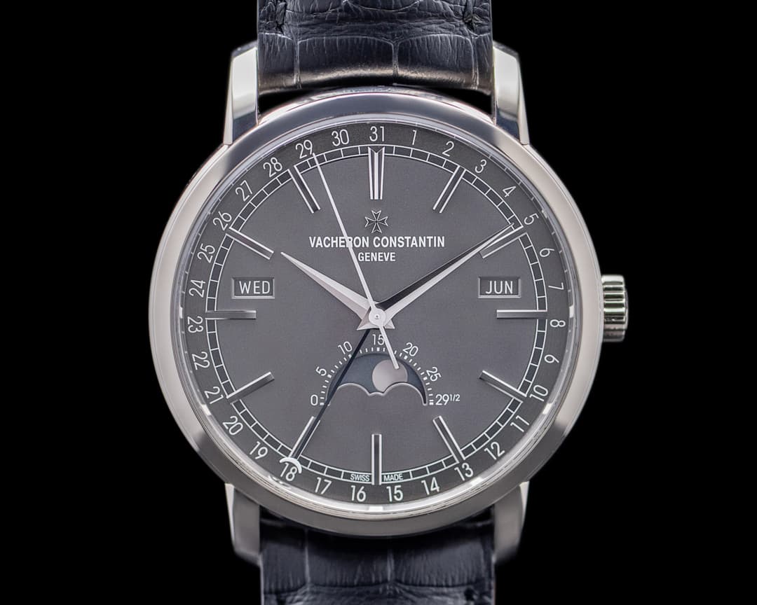 Vacheron Constantin Traditionnelle Complete Calendar 18K White Gold DEPLOYANT