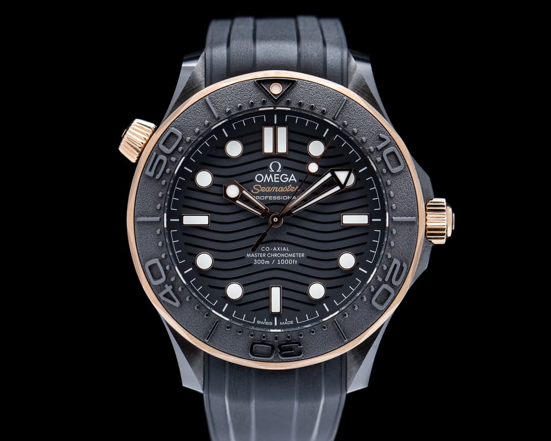 Omega Seamaster Diver 300M Black SS / 18k Sedna Gold 2023