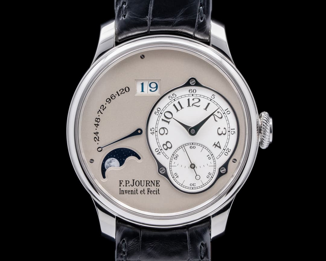 F. P. Journe Octa Lune Automatic Platinum / Grey Dial 40MM 