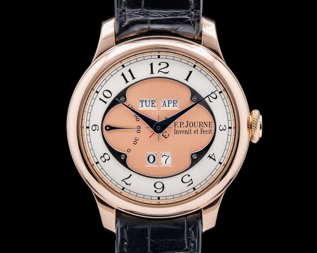 F. P. Journe Octa Quantieme Perpetual Calendar Rose Gold Salmon Dial 42MM