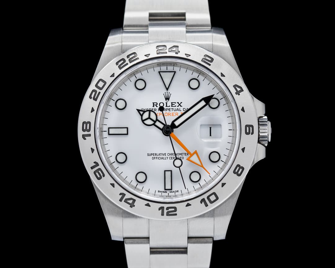 Rolex Explorer II White Dial SS