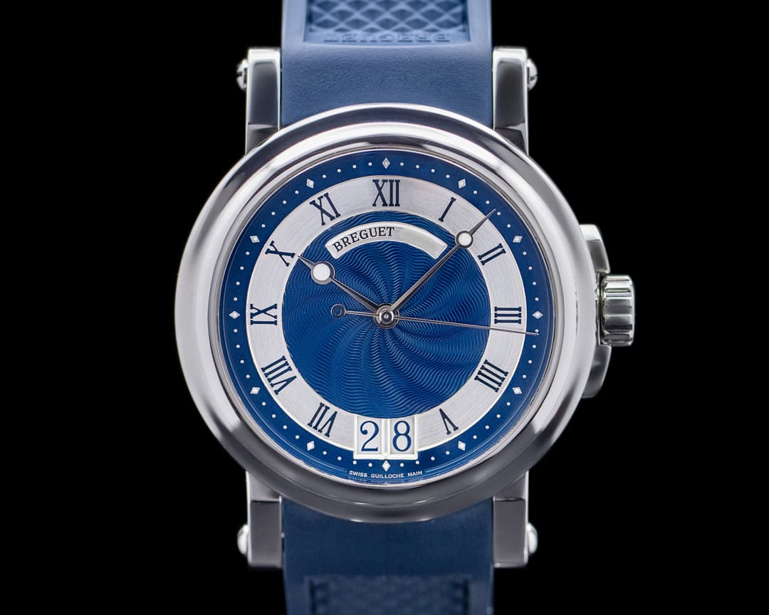 Breguet Marine Big Date Blue Dial SS / Rubber