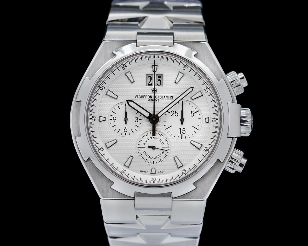 Vacheron Constantin Overseas Chronograph White Dial SS