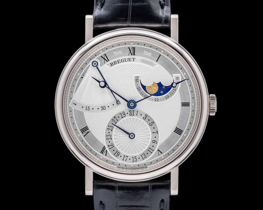 Breguet Classique Power Reserve Moon 18K White Gold 
