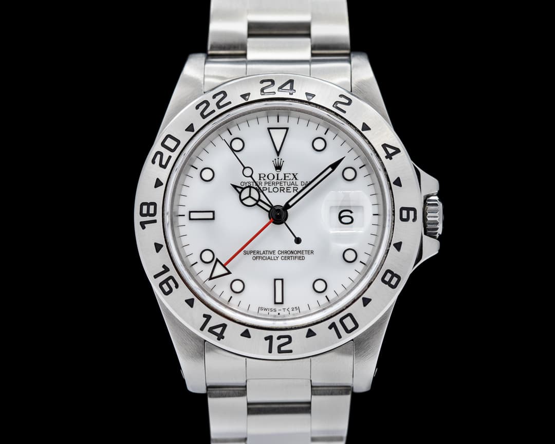 Rolex Explorer II "Polar" 16570 White Dial SS