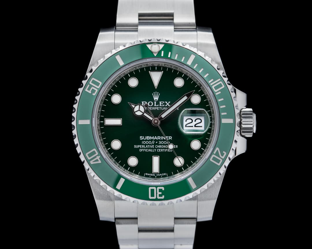 Rolex Submariner "Hulk" Green Ceramic Bezel Green Dial SS