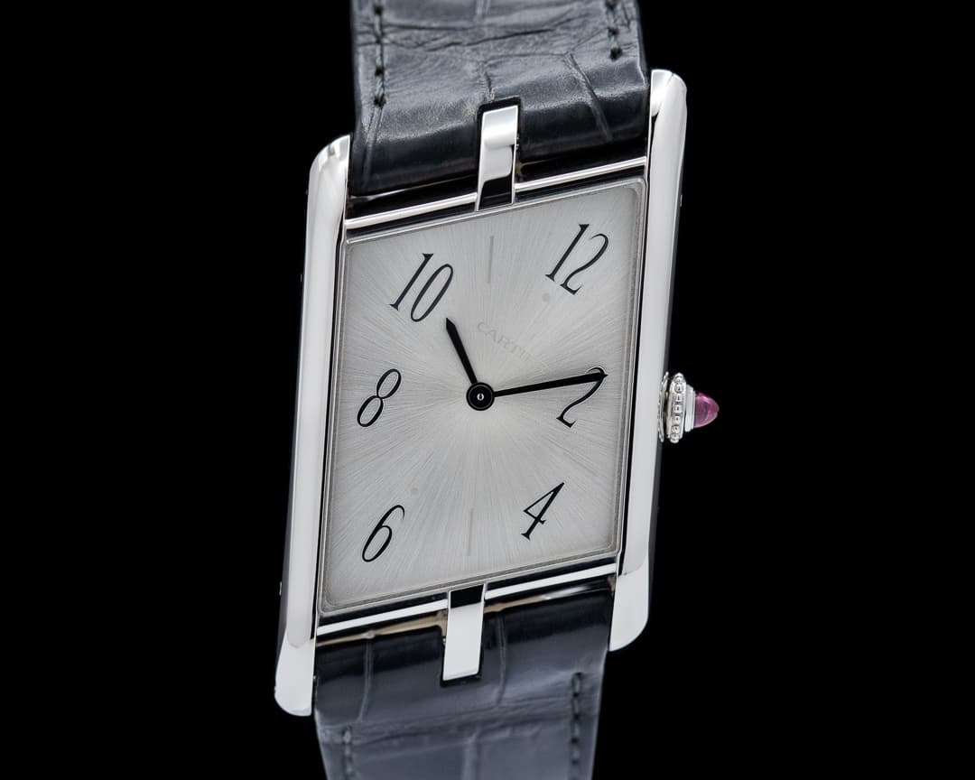Cartier Privee Collection Tank Asymetrique WGTA0042 Platinum