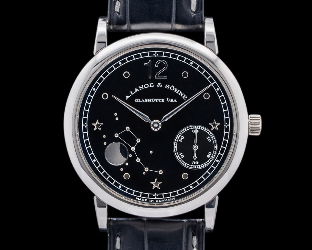 A. Lange and Sohne 1815 Moonphase Homage to Emil Lange Platinum Limited