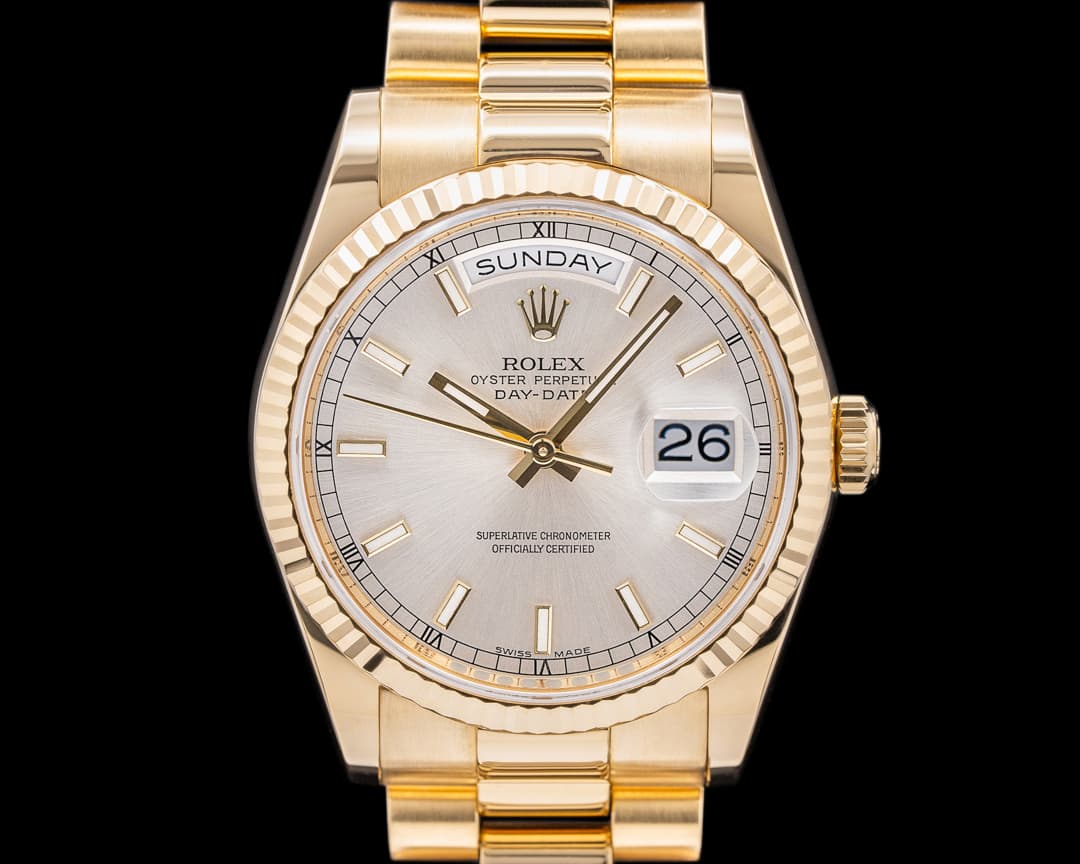 Rolex Day Date President Champagne Dial 18K Yellow Gold 