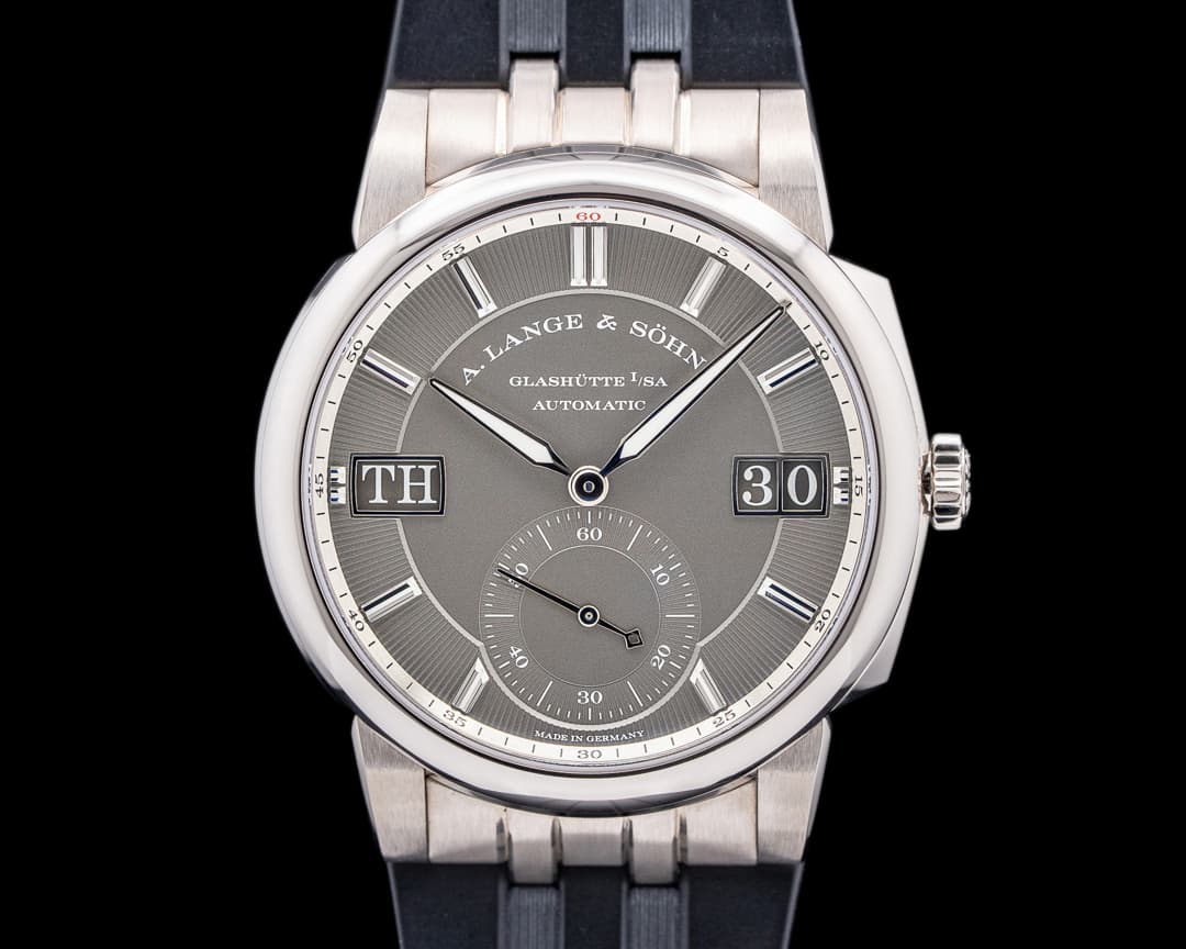 A. Lange and Sohne Odysseus 363.068 18K White Gold Grey Dial / Rubber