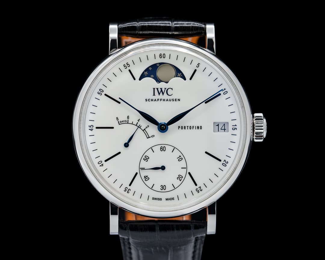 IWC Portofino Hand Wound Eight Days "150 Years" Enamel Dial LIMITED EDITION