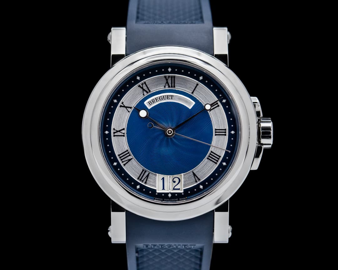 Breguet Marine Big Date Blue Dial SS / Rubber