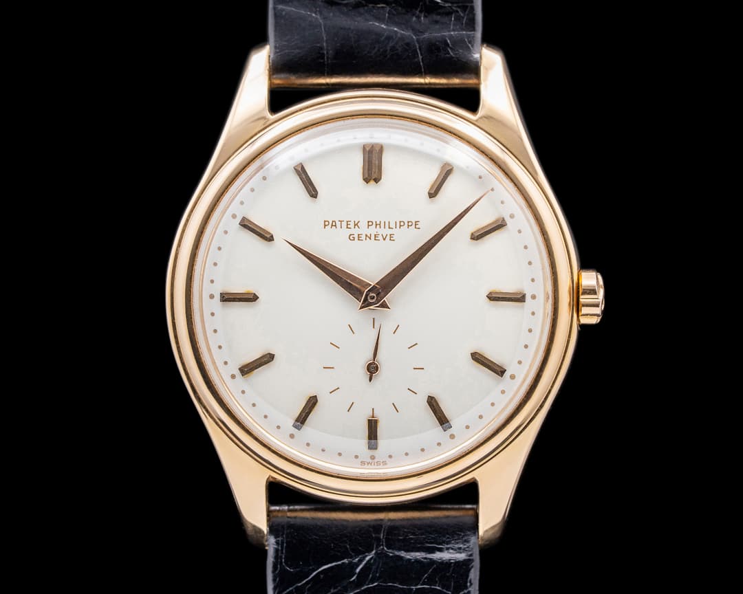Patek Philippe Vintage Calatrava 2526R 'First Series' ROSE GOLD Enamel Dial