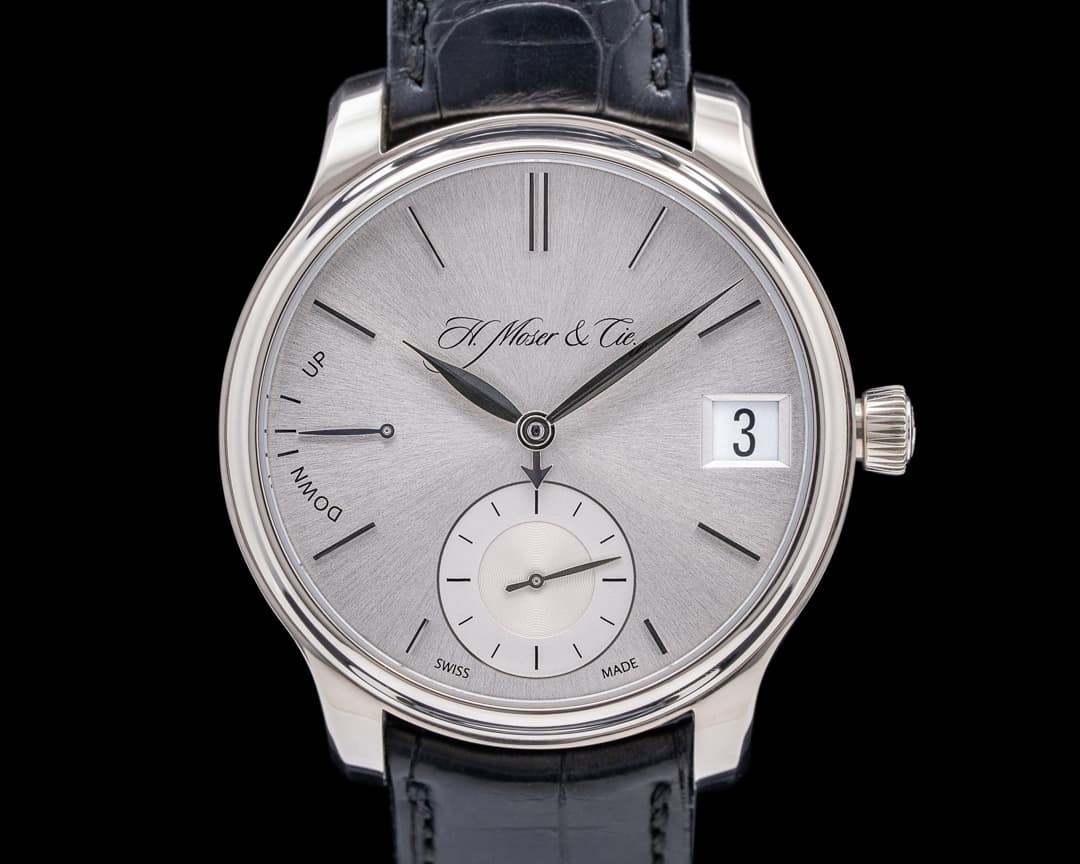 H. Moser and Cie. Endeavour Perpetual Calendar 1 18k White Gold
