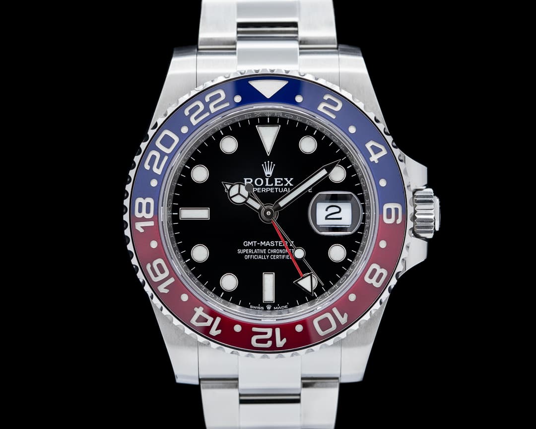 Rolex GMT Master II Ceramic 126710BLRO Pepsi SS / Oyster
