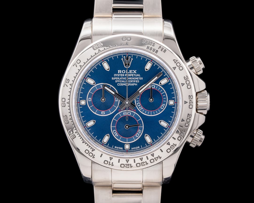 Rolex Daytona 116509 Blue Dial 18K White Gold 