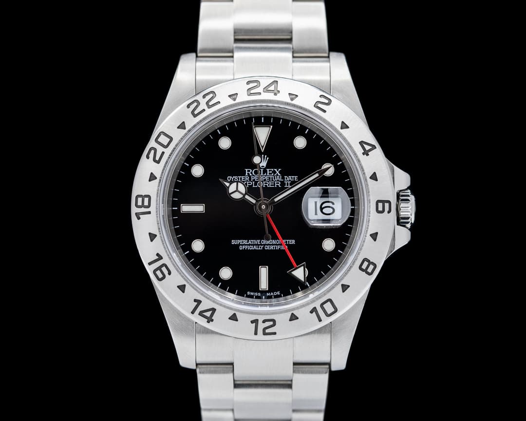 Rolex Explorer II SS Black Dial 