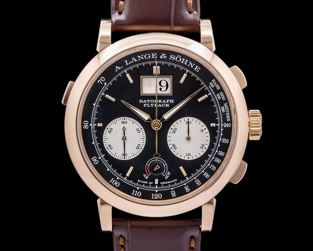 A. Lange and Sohne Datograph Up/Down 18k Rose Gold 405.031 41MM